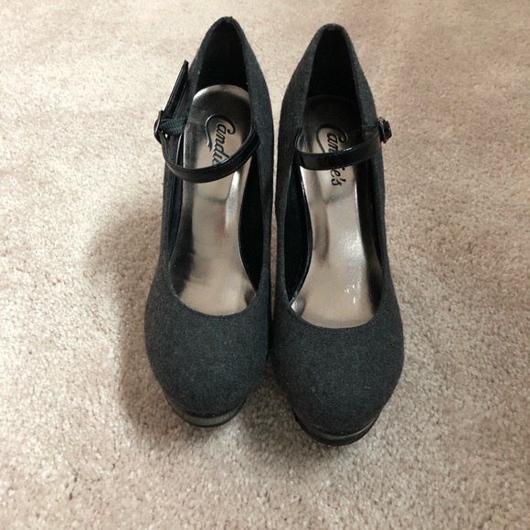 Candie's Shoes - Candies gray stilettos size 6